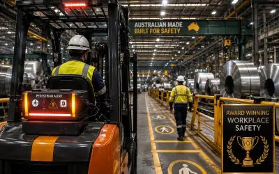 Ezetech Solutions’ Pedestrian Alert System Helps BlueScope Win Safety Award